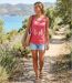 MAYFLOWER DEF4007A — Débardeur rose femme coton : la touche de fraîcheur estivale-5