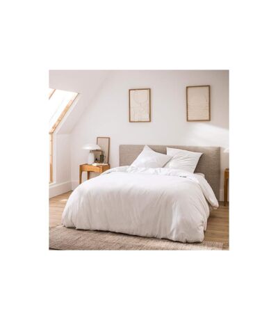 Parure de Lit 3 Pièces Meline 260x240cm Blanc