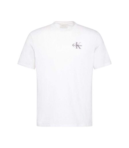 Mens Micro Logo T-shirt Bright White Calvin Klein