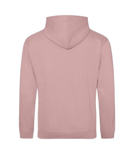 Awdis Unisex College Hooded Sweatshirt / Hoodie (Dusty Pink)