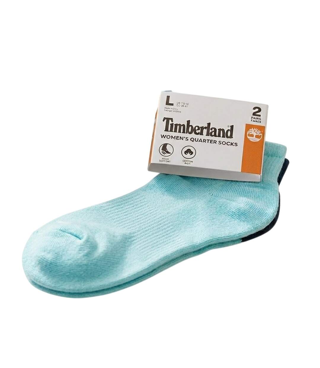 Pack Of 2  Womens/ladies Ankle Socks  Dark Sapphire Timberland-2