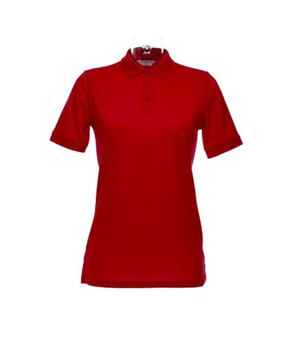 Kustom Kit Ladies Klassic Superwash Short Sleeve Polo Shirt (Red)
