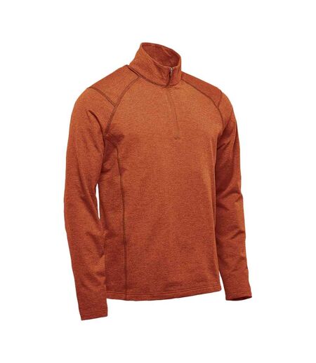 Mens Treeline Heather Fleece Top Rust Heather Stormtech