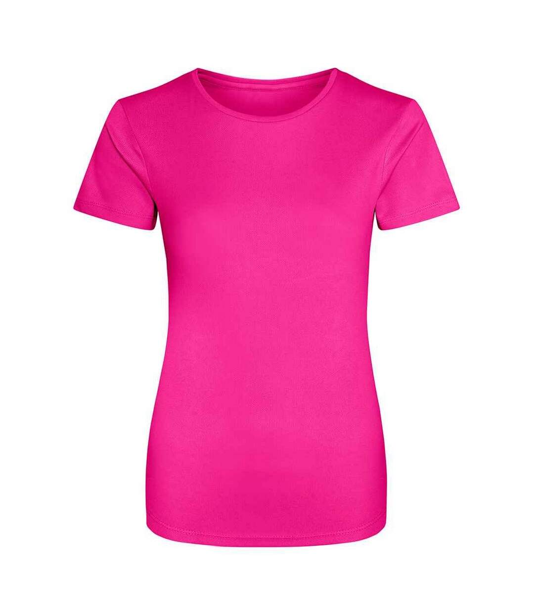 T-shirt Femme Rose Magenta AWDis Cool-1