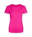 T-shirt Femme Rose Magenta AWDis Cool-1