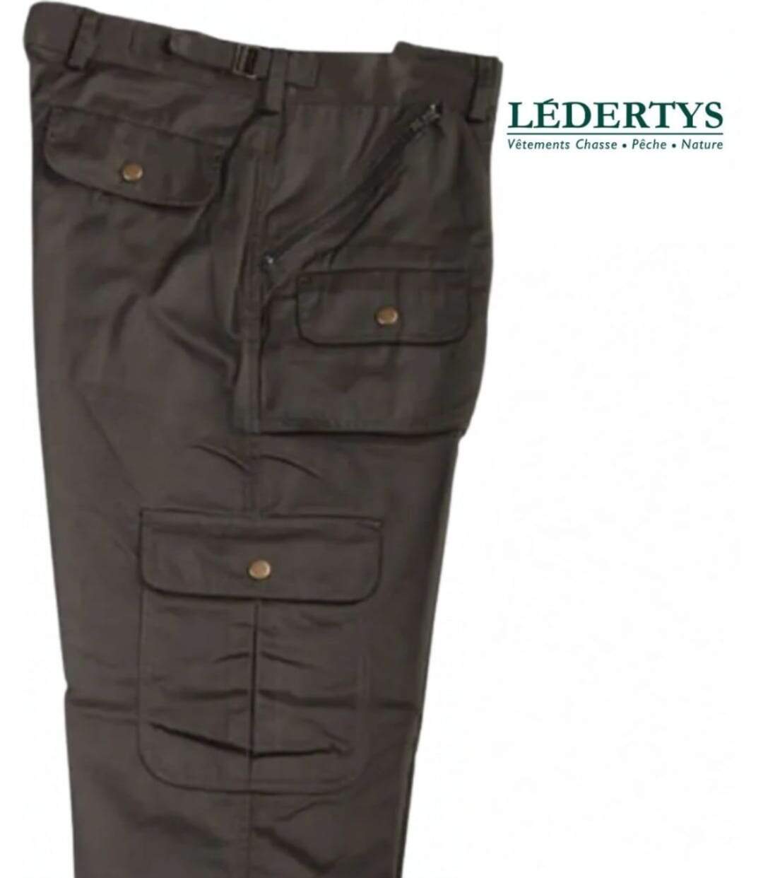 LEDERTYS COUNTRY — Fuseau de chasse doublé marron : chaleur et fonctionnalité-5