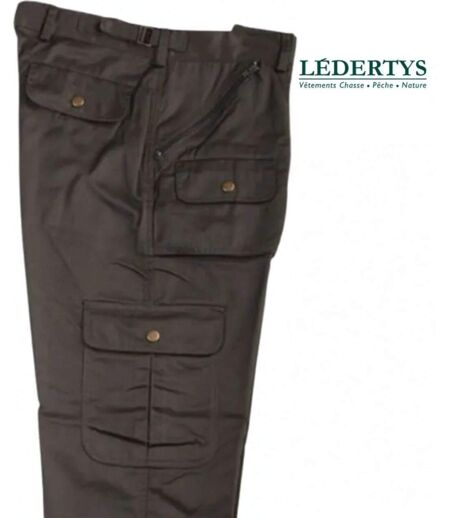 LEDERTYS COUNTRY — Fuseau de chasse doublé marron : chaleur et fonctionnalité