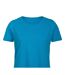 Womens/ladies Organic T-shirt Atoll Blue B&C-2