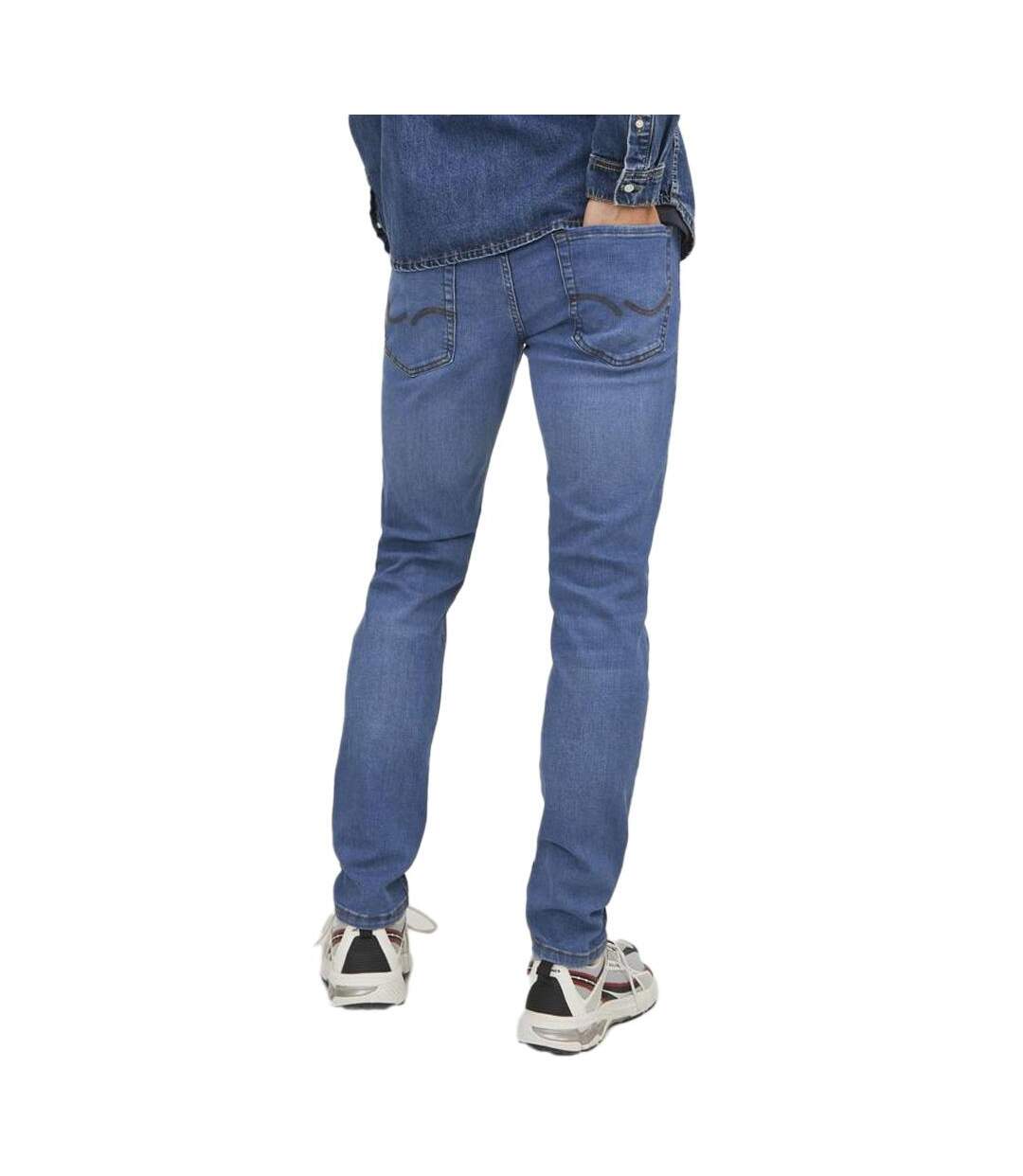 Jean slim bleu moyen homme jack & jones glenn-2