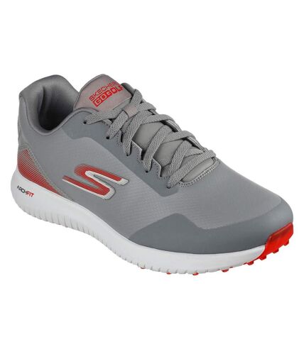 Skechers Mens Go Golf Max 2 Golf Shoes (Gray/Red) - UTFS10443