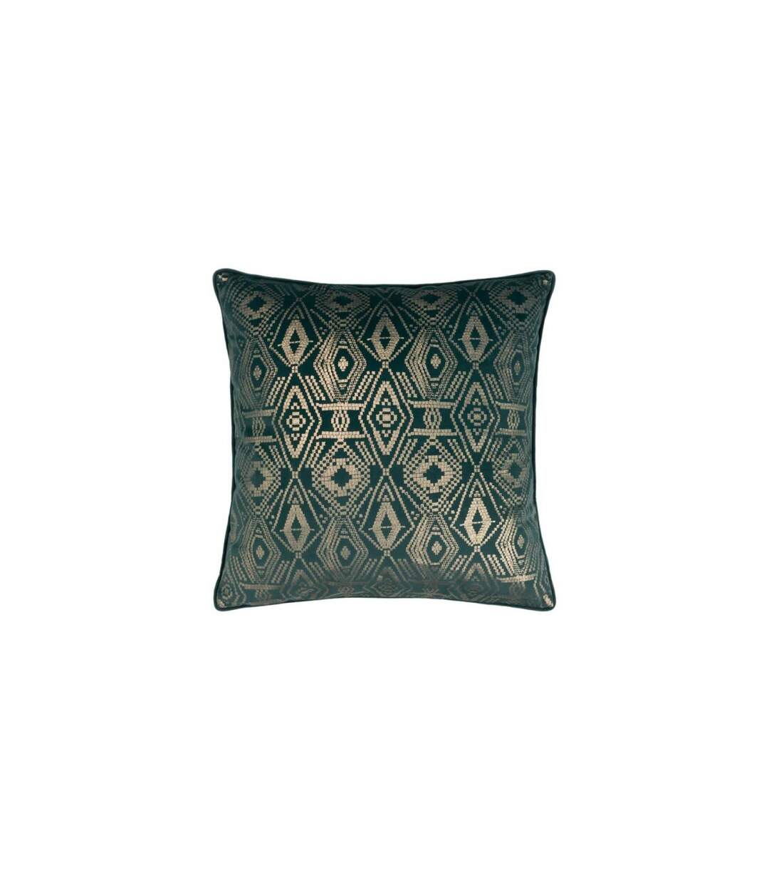 Tayanna velvet metallic cushion cover 50cm x 50cm emerald Paoletti