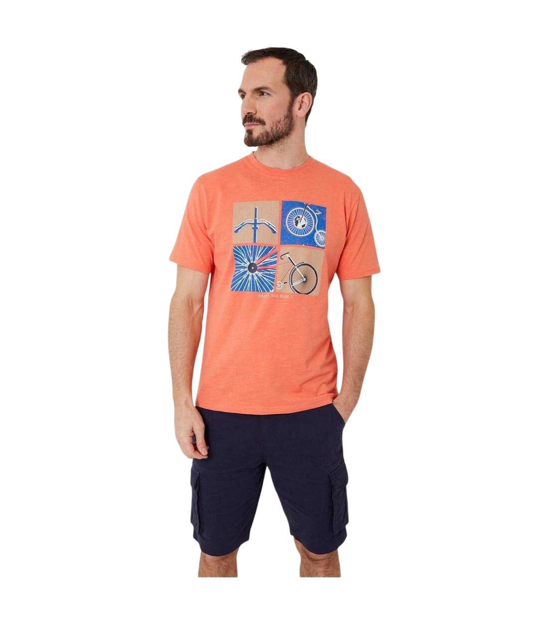 T-shirt Miller Homme Corail Saltwell-1