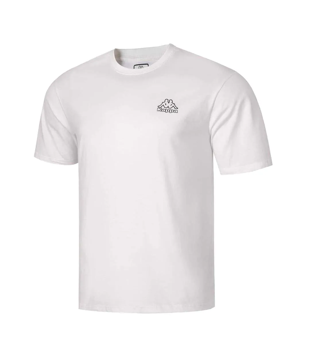 Mens Cotton T-shirt White Kappa-4