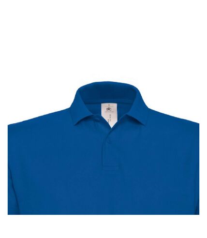 B&C ID.001 Unisex Adults Short Sleeve Polo Shirt (Royal) - UTBC1285