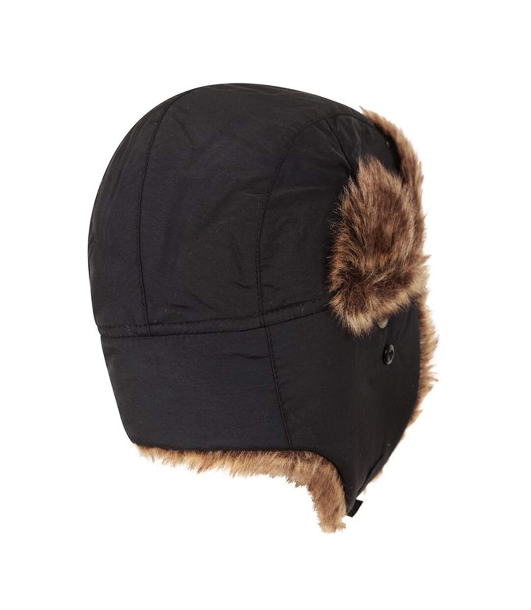 Unisex adult furry bomber hat charcoal Mountain Warehouse-2