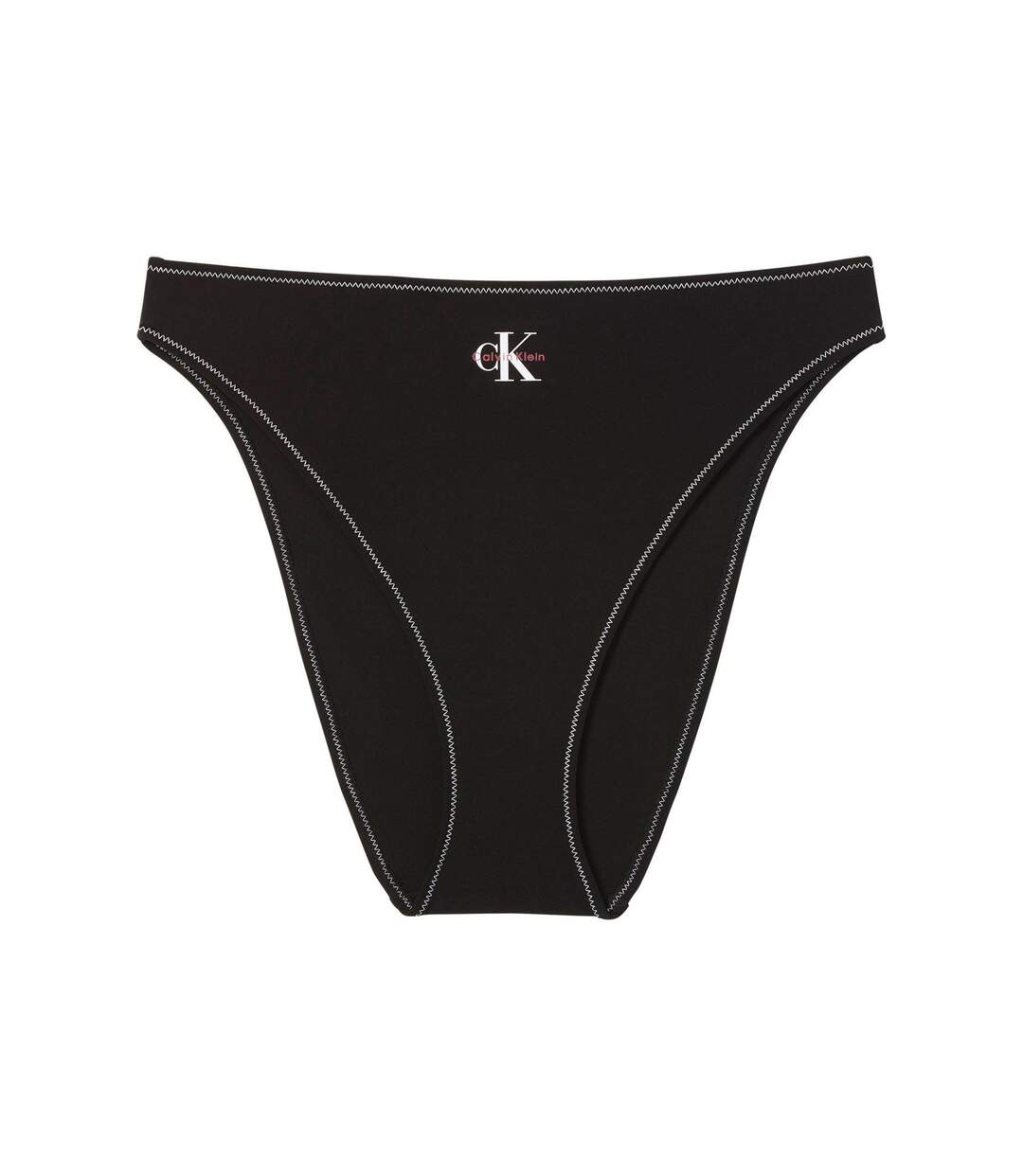 Womens/ladies Hipster Bikini Bottoms Black Calvin Klein-1