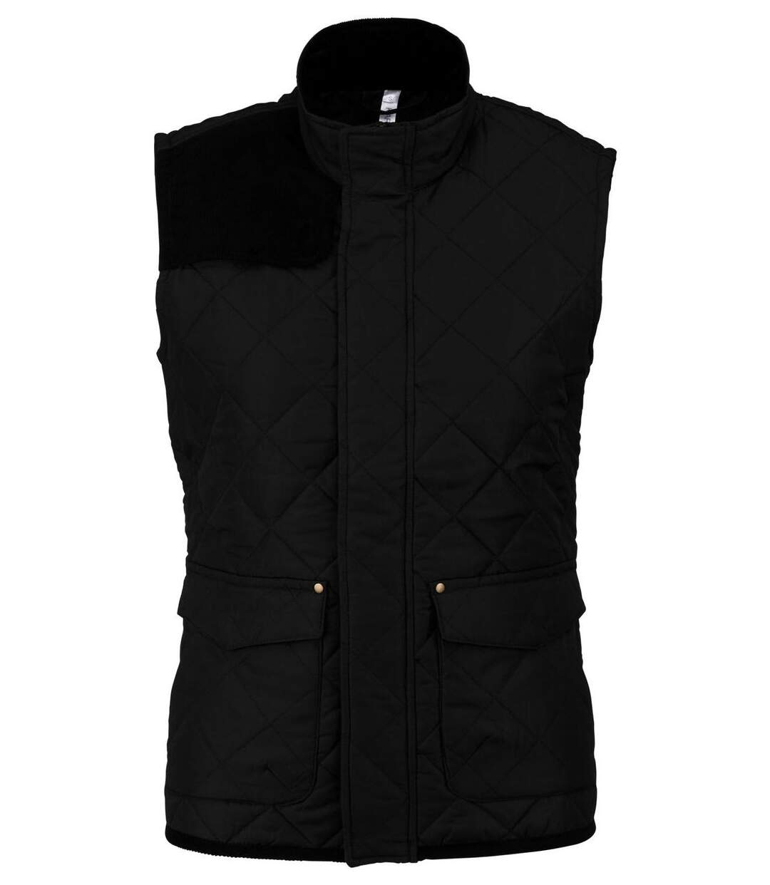 Veste sans manches matelassée - K6125 - Femme - noir