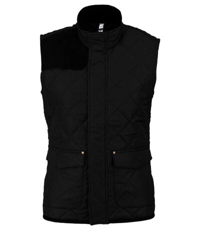 Bodywarmer veste sans manches matelassée - K6125 - noir - femme