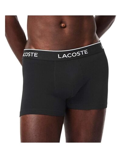 x3 boxers noires homme lacoste 5h1300 - l