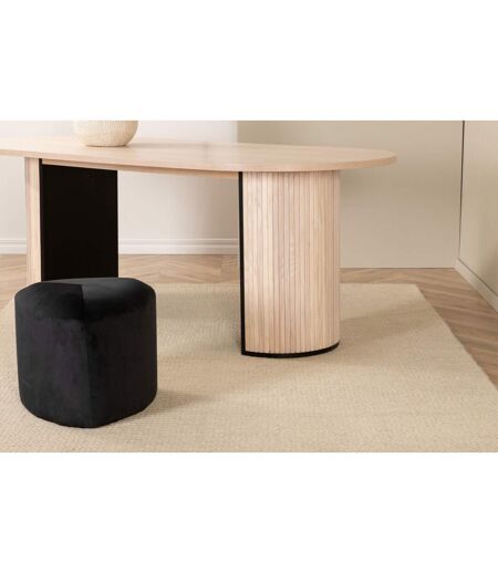 Tapis Tressé en Laine Marta 250x350cm Naturel