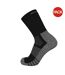 Pack Of 2  Unisex Adult Merin Crew Socks  Black Grey Salomon-1