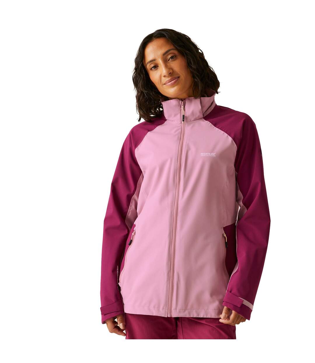 Veste Imperméable Bosfield Femme Lilas Bordeaux Vanille Clair Regatta-1