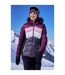 Womens/ladies cascade padded ski jacket dark purple Mountain Warehouse-1