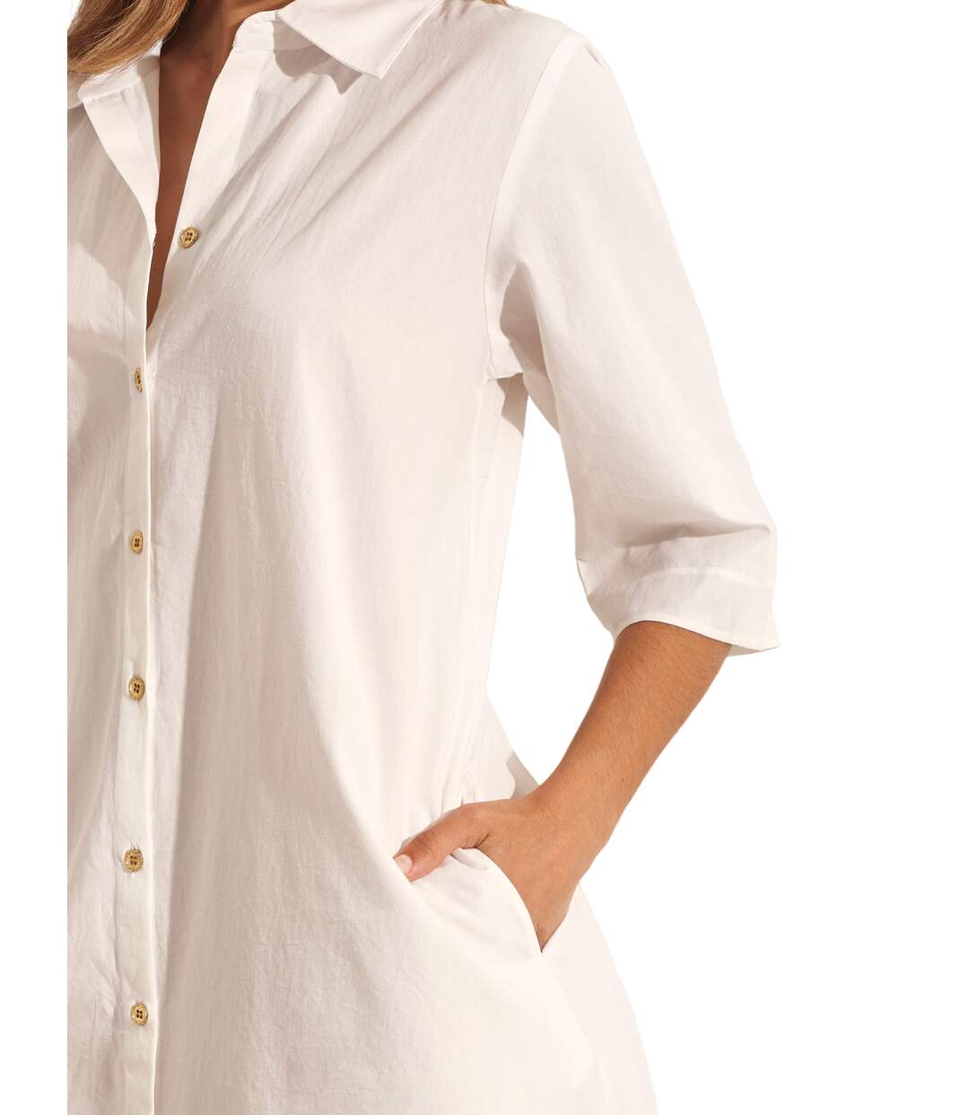 Robe estivale manches mi-longues ATLANTIS Selmark Mare-3