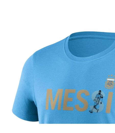 T-shirt Lionel Messi Homme Bleu Argentina