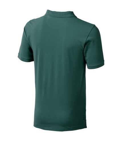 Elevate Mens Calgary Short Sleeve Polo (Forest Green)