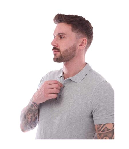 Polo Homme Gris Chiné Farah