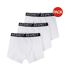 Boxers Motif/style Logo Homme Blanc Minoti-1