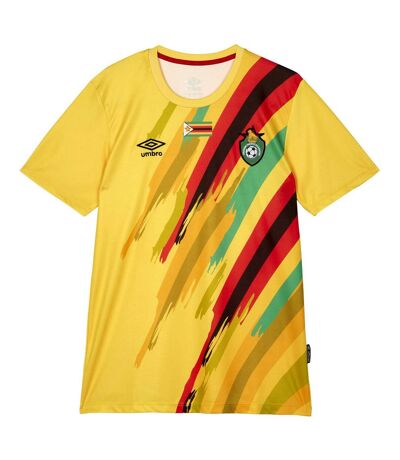 Umbro Mens 21/22 Zimbabwe Football Association Home Jersey (Yellow) - UTUO1849