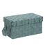 Lot de 2 Boîtes de Rangement Lise 35cm Vert-3