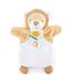 Doudou polyester 2 en 1 collection LES MARIONNETTES Lion-1