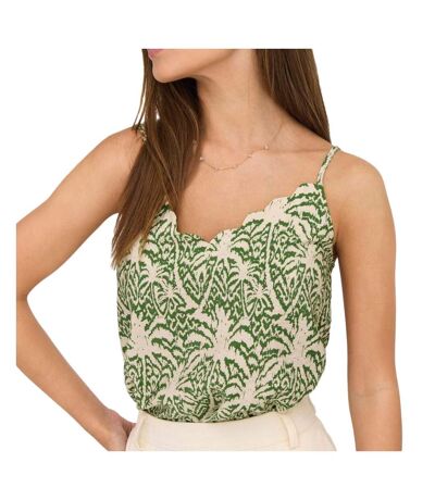 Top vert/beige femme jdy troya - l