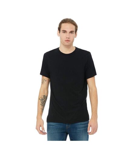 Canvas T-shirt À Manches Courtes Homme Noir Uni Bella + Canvas