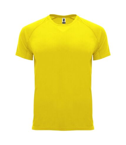 Roly Mens Bahrain Short-Sleeved Sports T-Shirt (Yellow) - UTPF4339