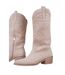 Botte de cowboy desert femme kaki Where´s That From Where´s That From