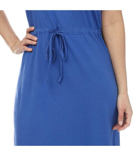 Robe mi-longue may life femme bleu Only