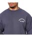 Sweat Motif/style Arc Homme Gris Foncé Blank Essentials-4