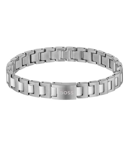 Candor Polished Double Bars Necklace One Size Silver Boss