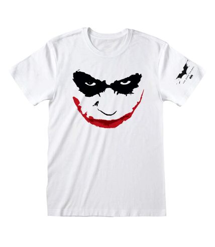 Batman: The Dark Knight - T-shirt SMILE - Adulte (Blanc) - UTHE723