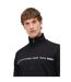 Mens Authentic Track Jacket Black Boss-4