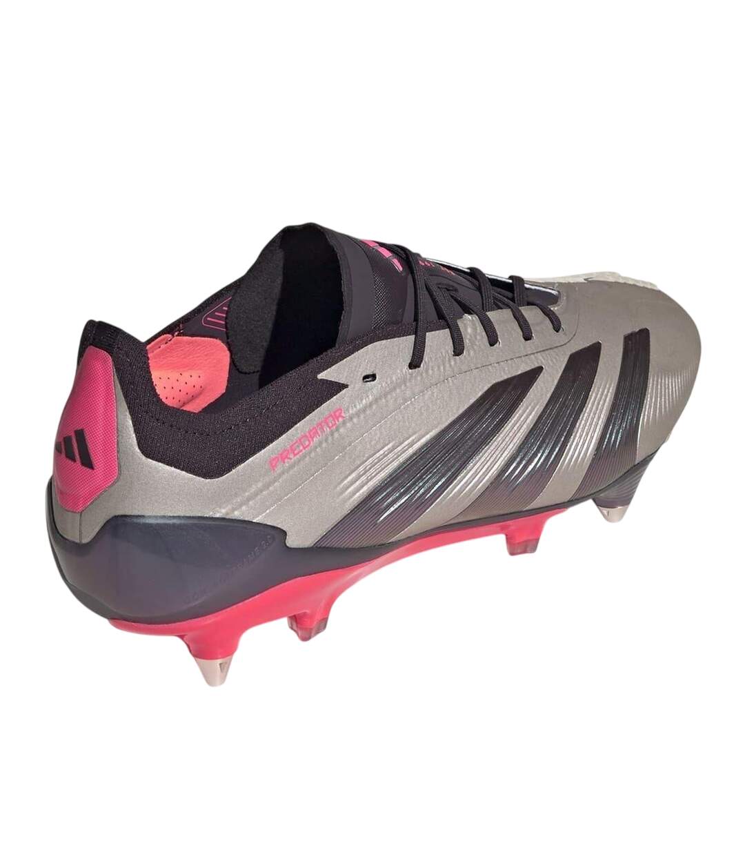 Chaussures De Foot Pour Terrain Souple Predator Adulte Argenté Noir Adidas-2