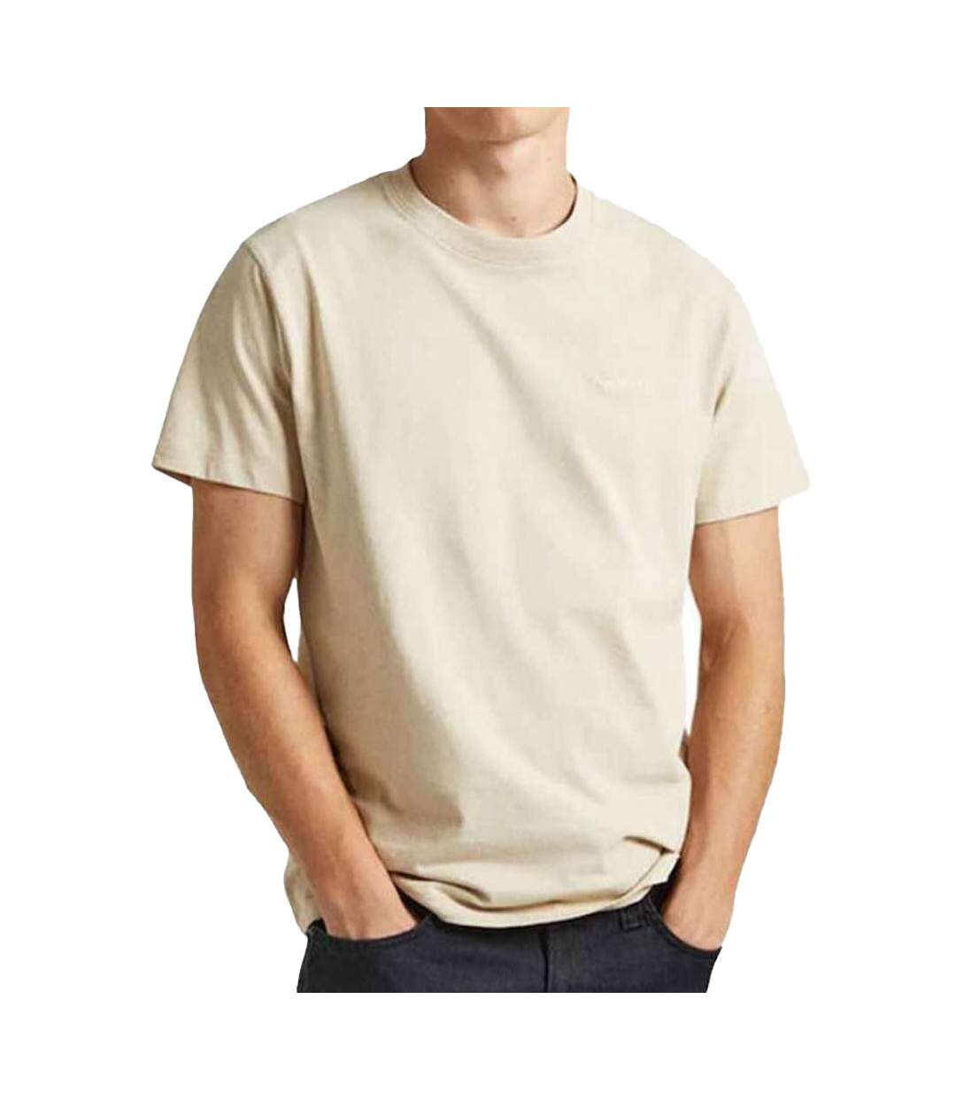 T-shirt Beige Homme Pepe jeans Connor 83B - L-1