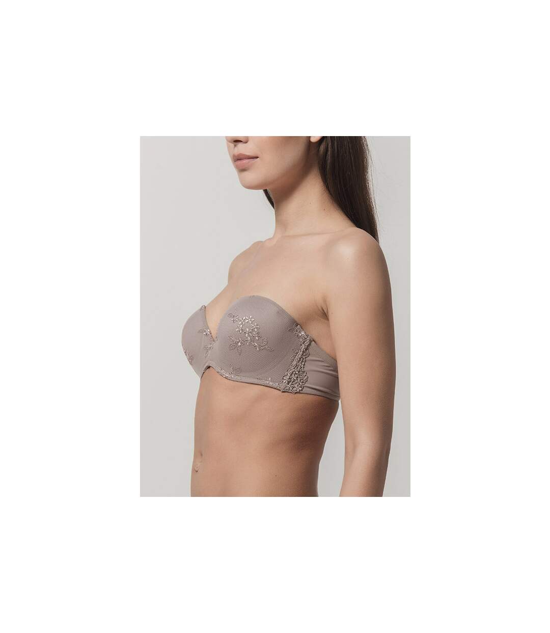 Soutien-gorge bandeau Honeymoon Luna Splendida vison