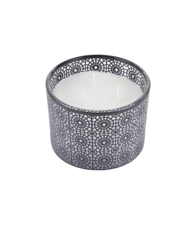 Bougie Parfumée 3 Mèches Graphic Ethnic 11cm Noir