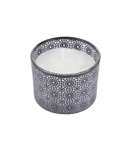 Bougie Parfumée 3 Mèches Graphic Ethnic 11cm Noir
