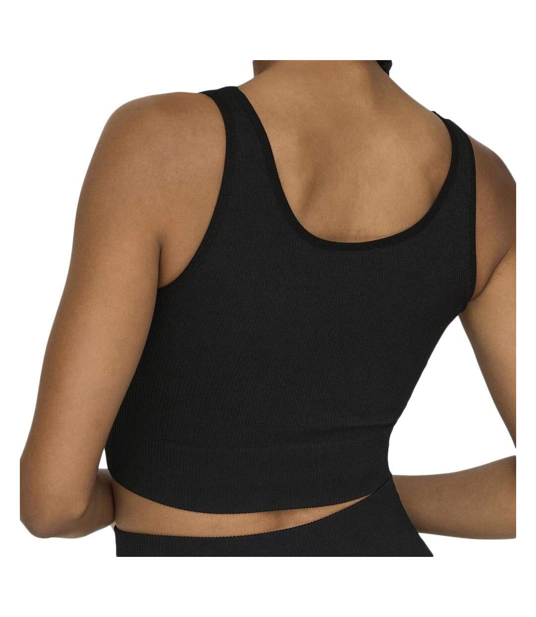 Brassière de sport noir femme only play life-2